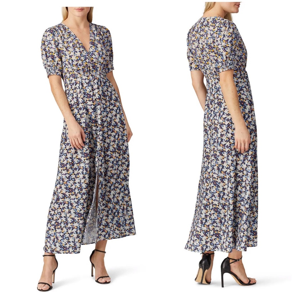 ROAM Floral Print Corsica Dress Multicolor